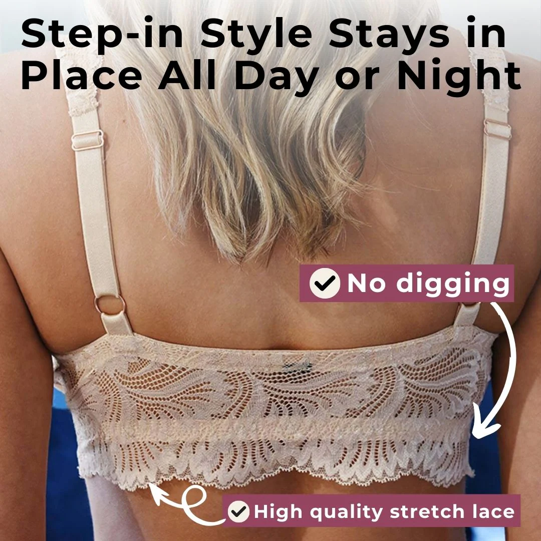 Wireless Lounge Bra in Nudist - Image 4