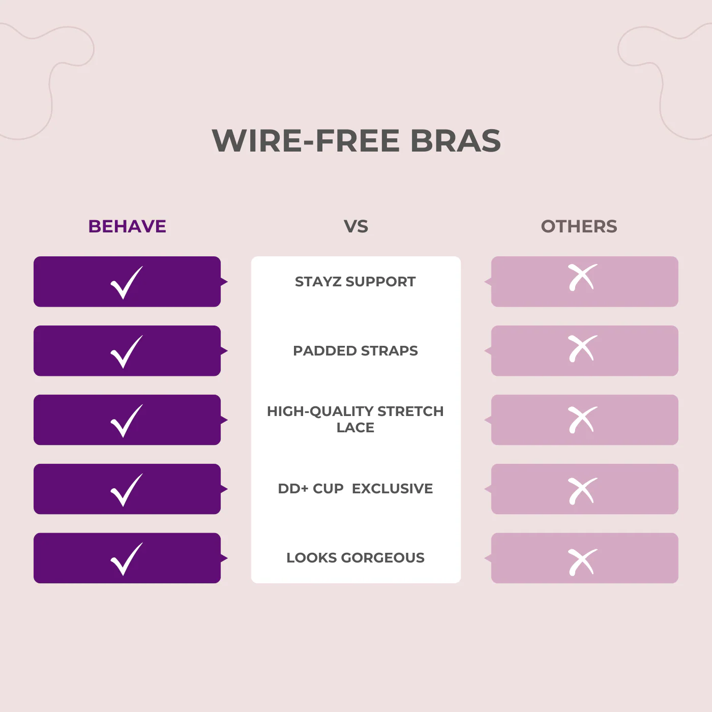 Wireless Lounge Bra in Nudist - Image 7
